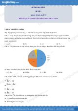 Đề thi học kì 2 Toán 7 - Đề số 3 - Cánh diều